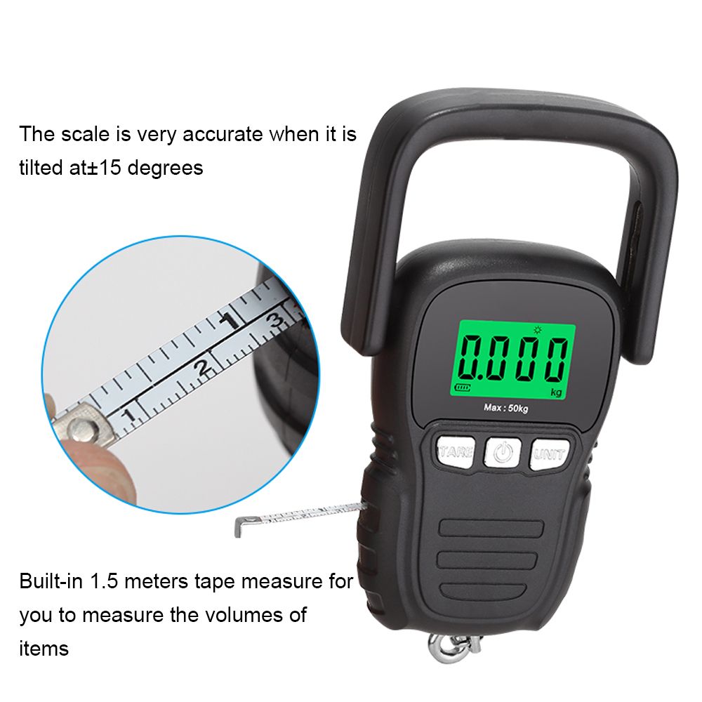 50kg Mini Portable Electronic Scale LED Screen With