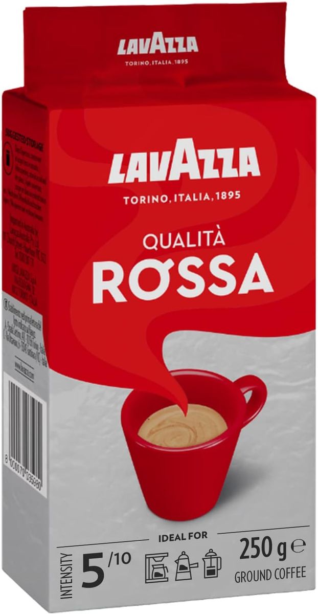 Rossa Espresso Ground Coffee, 12 Packs Of 250g