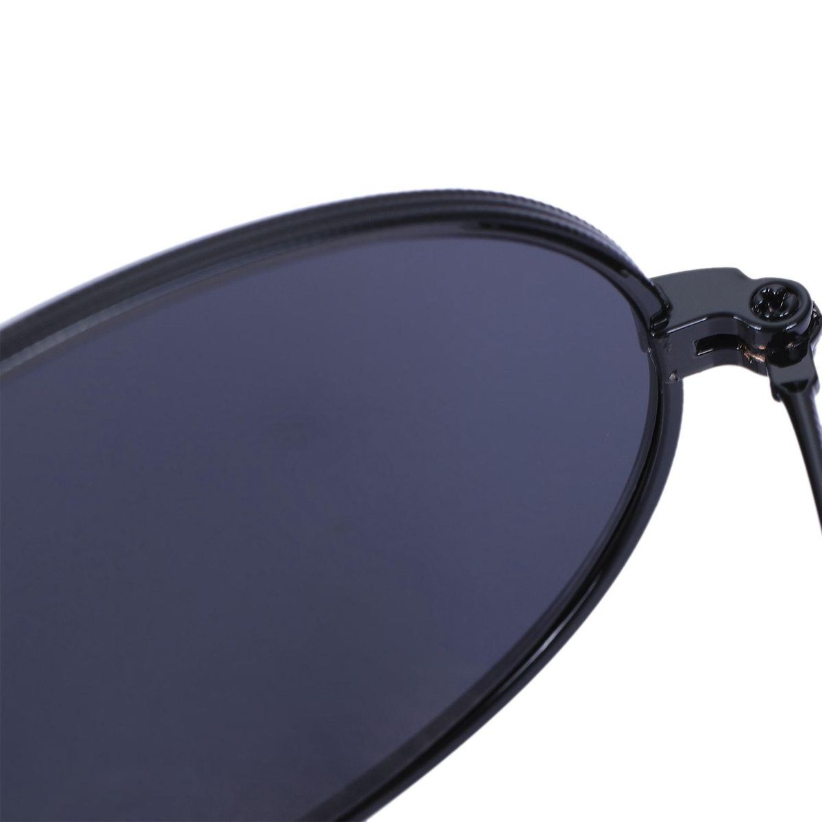Oval Sunglasses Men Women Vintage Male Female Retro Sun Glasses Round Eyewear S8006 Black frame Black