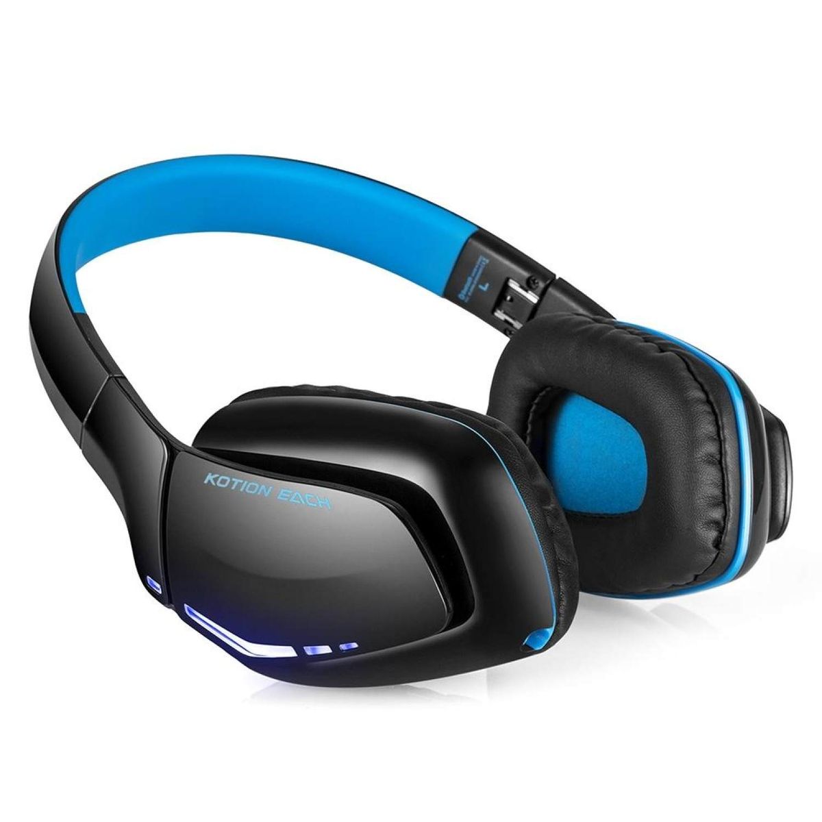 KOTION EACH B3506 Wired Wireless Bluetooth 4.1 Professional Gaming Headphones BLUE AND WHITE BDZ