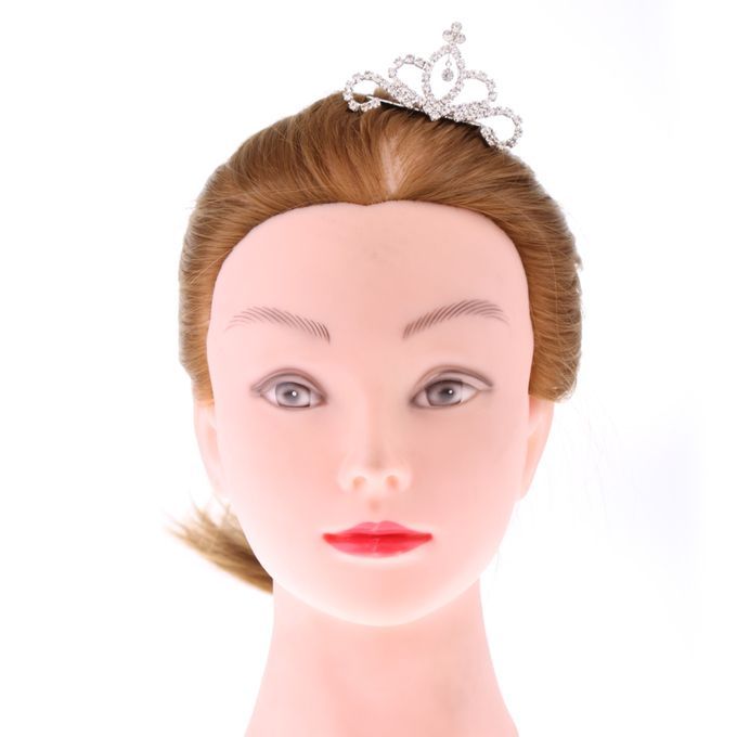 2pcs Bridal Girls Crystal Crown Tiara Hair Comb Wedding Party