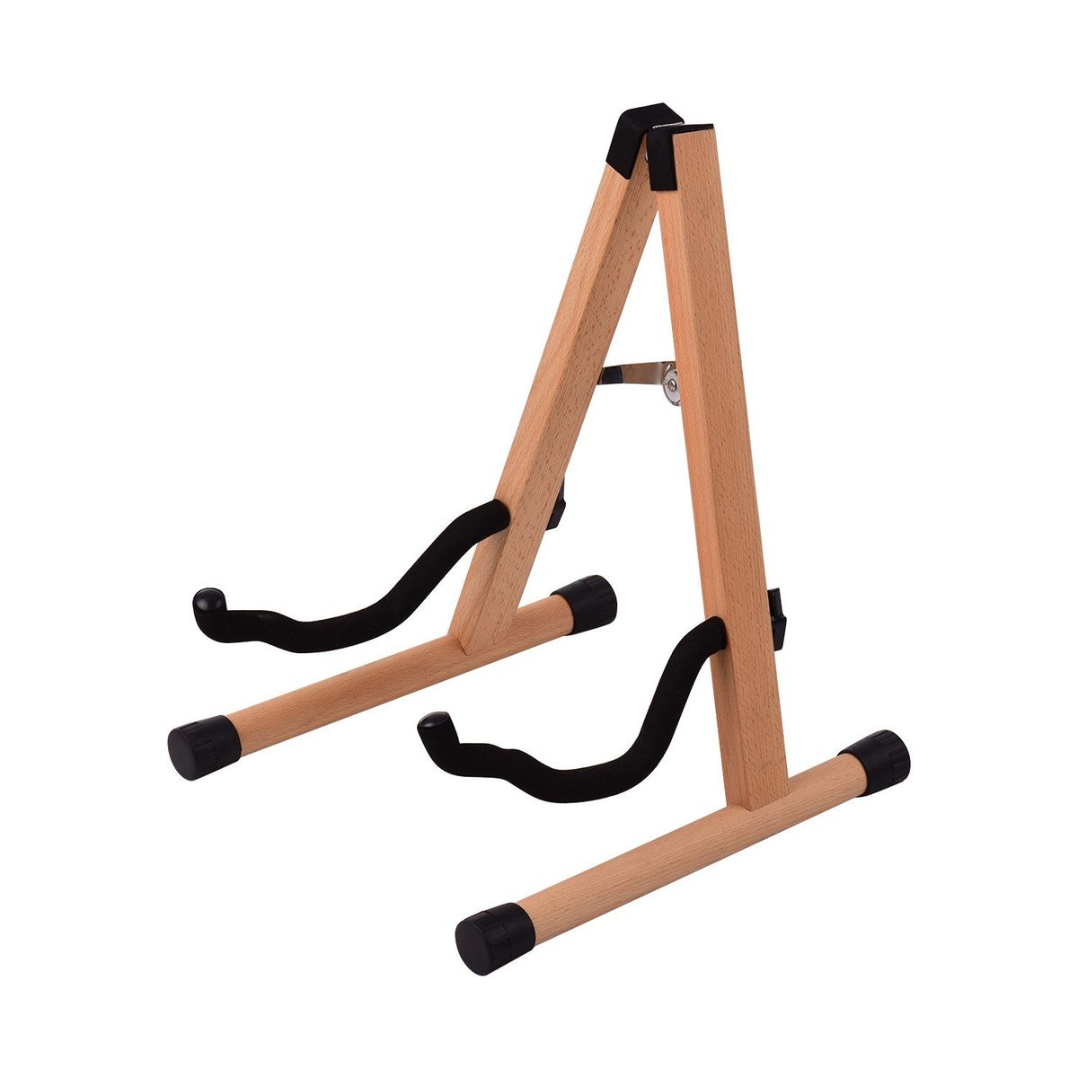 Portable Wood Guitar Stand Solid Wood Folding A-shaped