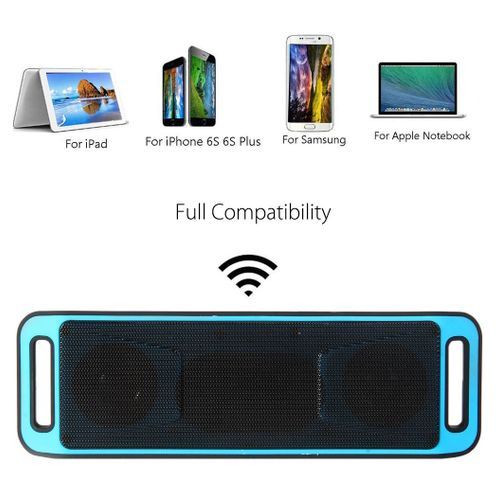 Newest Wireless Bluetooth Speaker USB Flash FM Radio Stereo Super Bass MP3 Player