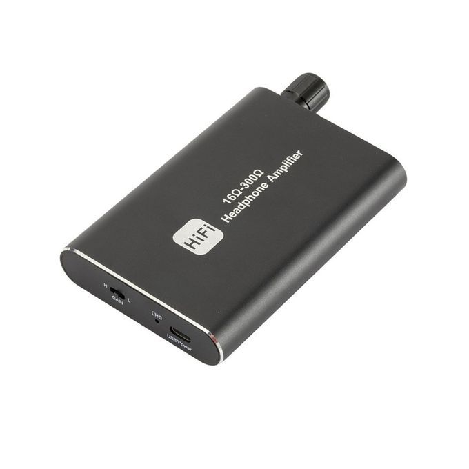 Hi-Fi Headphone Amplifier Portable Headphone Amplifier 3.5mm Amplifier-black-10cm