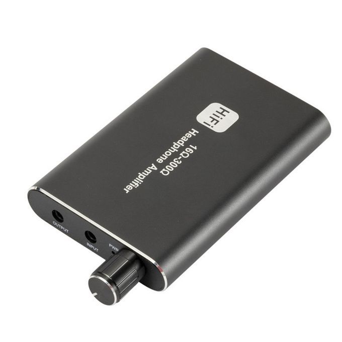 Hi-Fi Headphone Amplifier Portable Headphone Amplifier 3.5mm Amplifier-black-10cm
