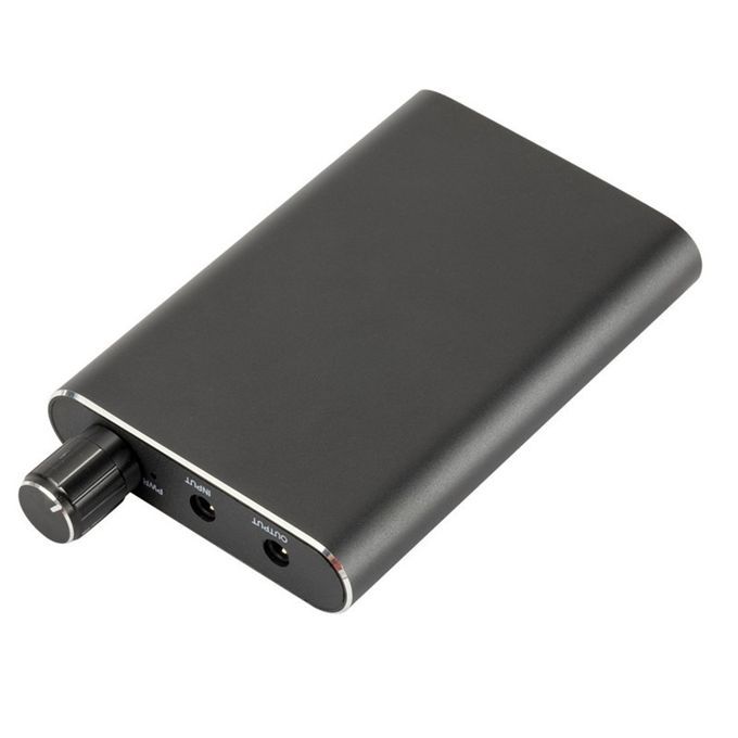 Hi-Fi Headphone Amplifier Portable Headphone Amplifier 3.5mm Amplifier-black-10cm