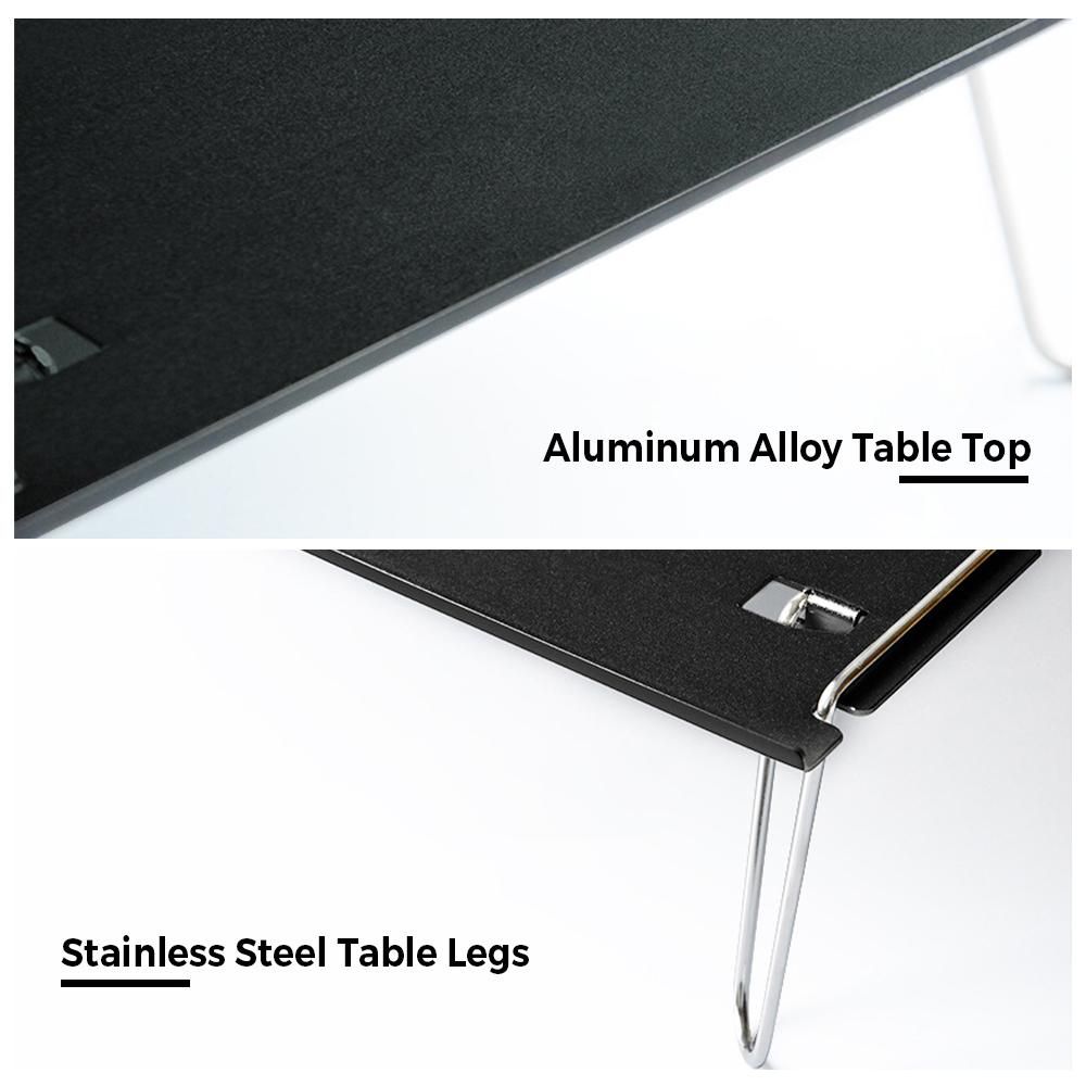 Small Folding Table Ultralight Compact Camping Table for Outdoor Backpacking Hiking Picnic Beach