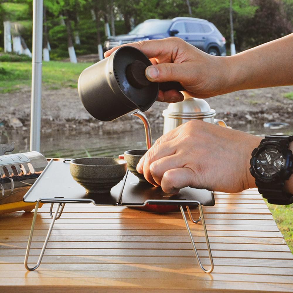 Small Folding Table Ultralight Compact Camping Table for Outdoor Backpacking Hiking Picnic Beach
