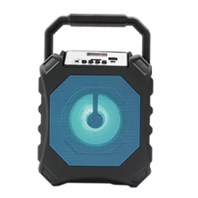 Speaker 1200mAh Karaoke Bluetooth Machine For Outdoor And Indoor Blue