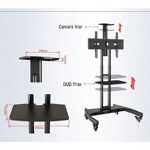 Bayou Mobile TV (LED/ LCD/OLED) Cart AVA1500-60-1P