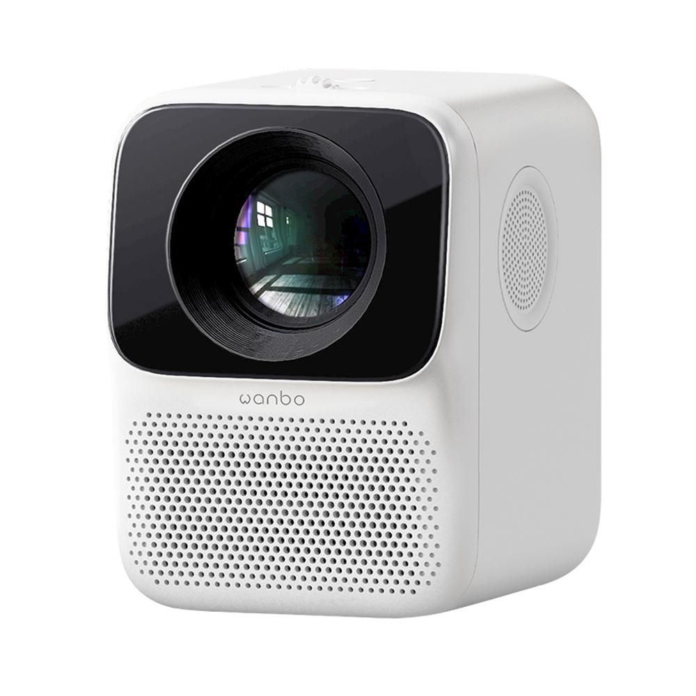 Global Version Wanbo Smart Projector T2 MAX LCD Projector LED Support 1080P Vertical Keystone Correction HDM Interface USB Connection Portable Mini Home Theater Projector