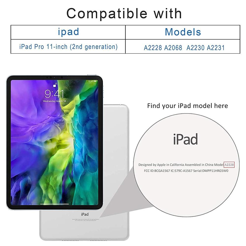 Case Compatible with iPad Pro 11 (2020)