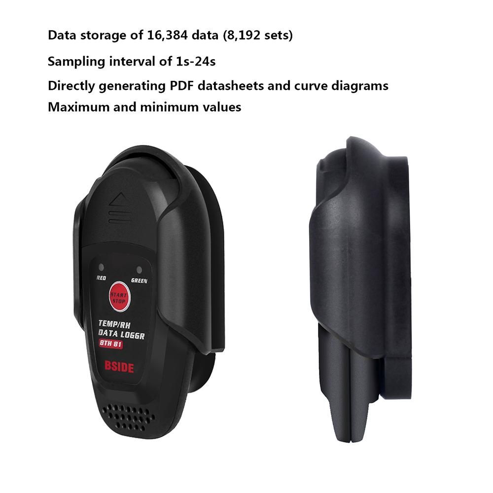 BSIDE Mini USB Humidity Temperature Data Recording Logger RH TEMP Datalogger Recorder Thermometer Hygrometer