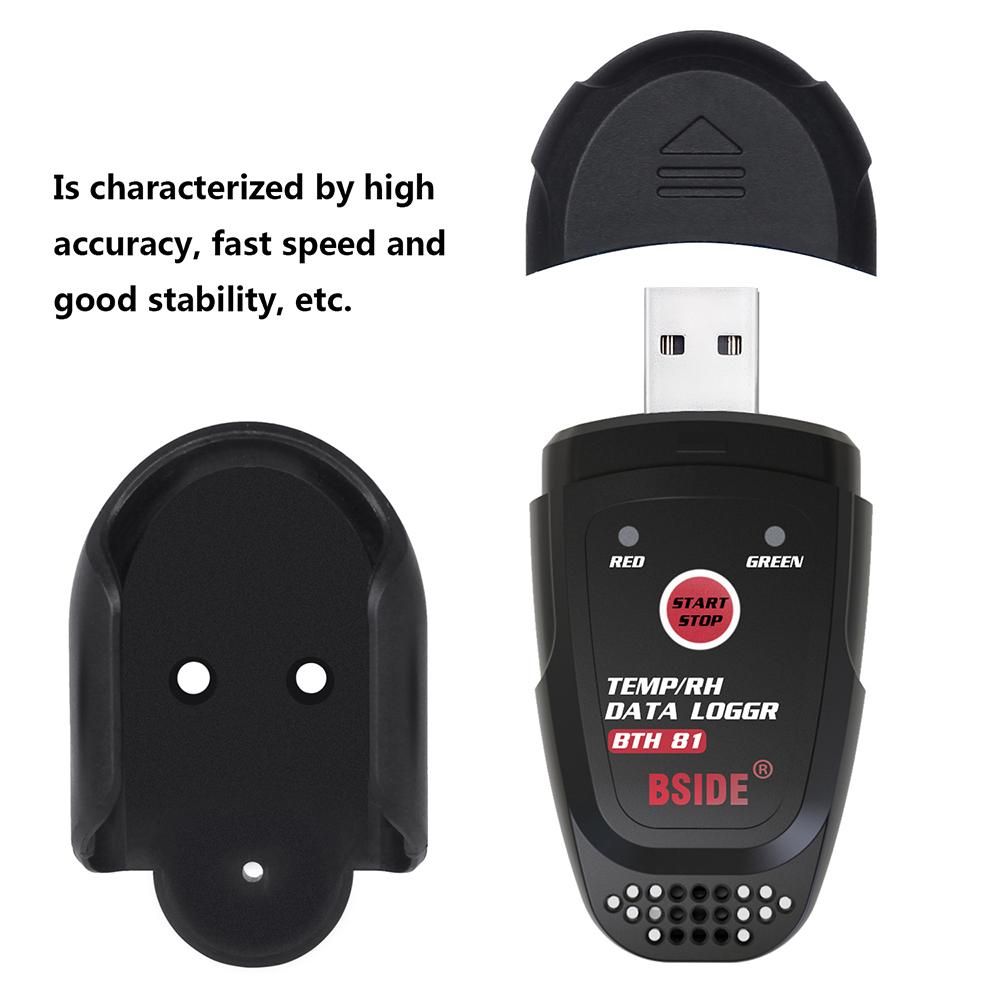BSIDE Mini USB Humidity Temperature Data Recording Logger RH TEMP Datalogger Recorder Thermometer Hygrometer