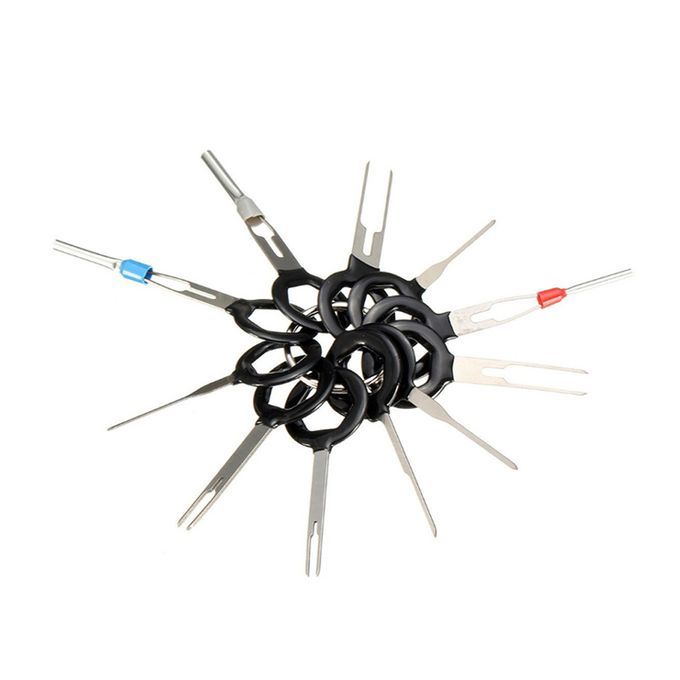 11Pcs Auto Car Plug Circuit Board Pin Extractor Kit Terminals Removal