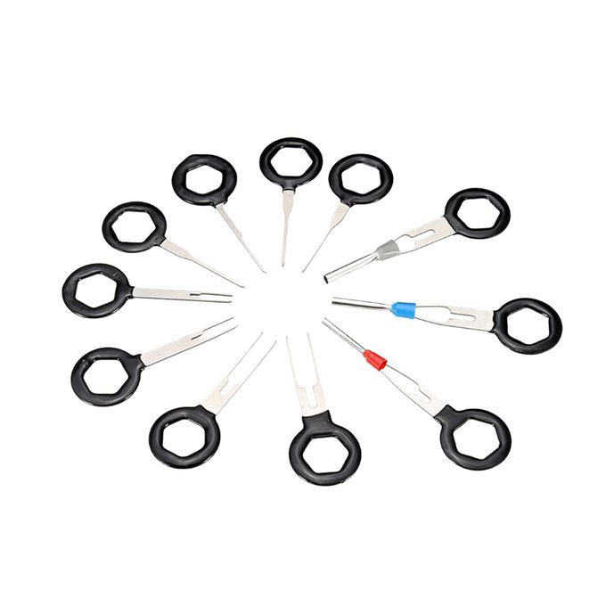 11Pcs Auto Car Plug Circuit Board Pin Extractor Kit Terminals Removal