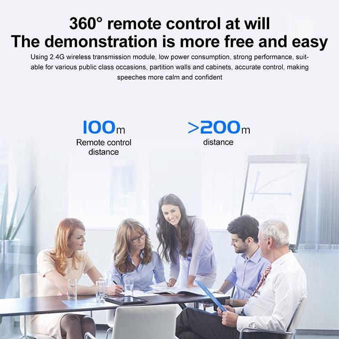 2.4GHz Wireless Remote Control Presentation PPT Flip Pen Meeting Laser Pointer