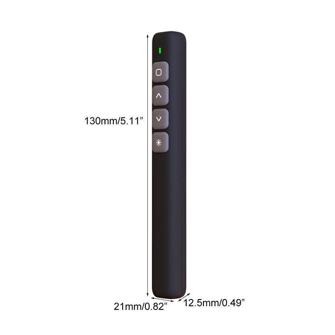 2.4GHz Wireless Remote Control Presentation PPT Flip Pen Meeting Laser Pointer