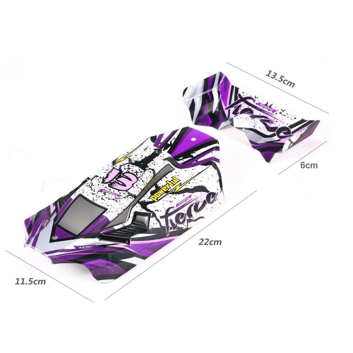 PVC Car Shell For Wltoys 124019 1/12 RC Car Parts 1836