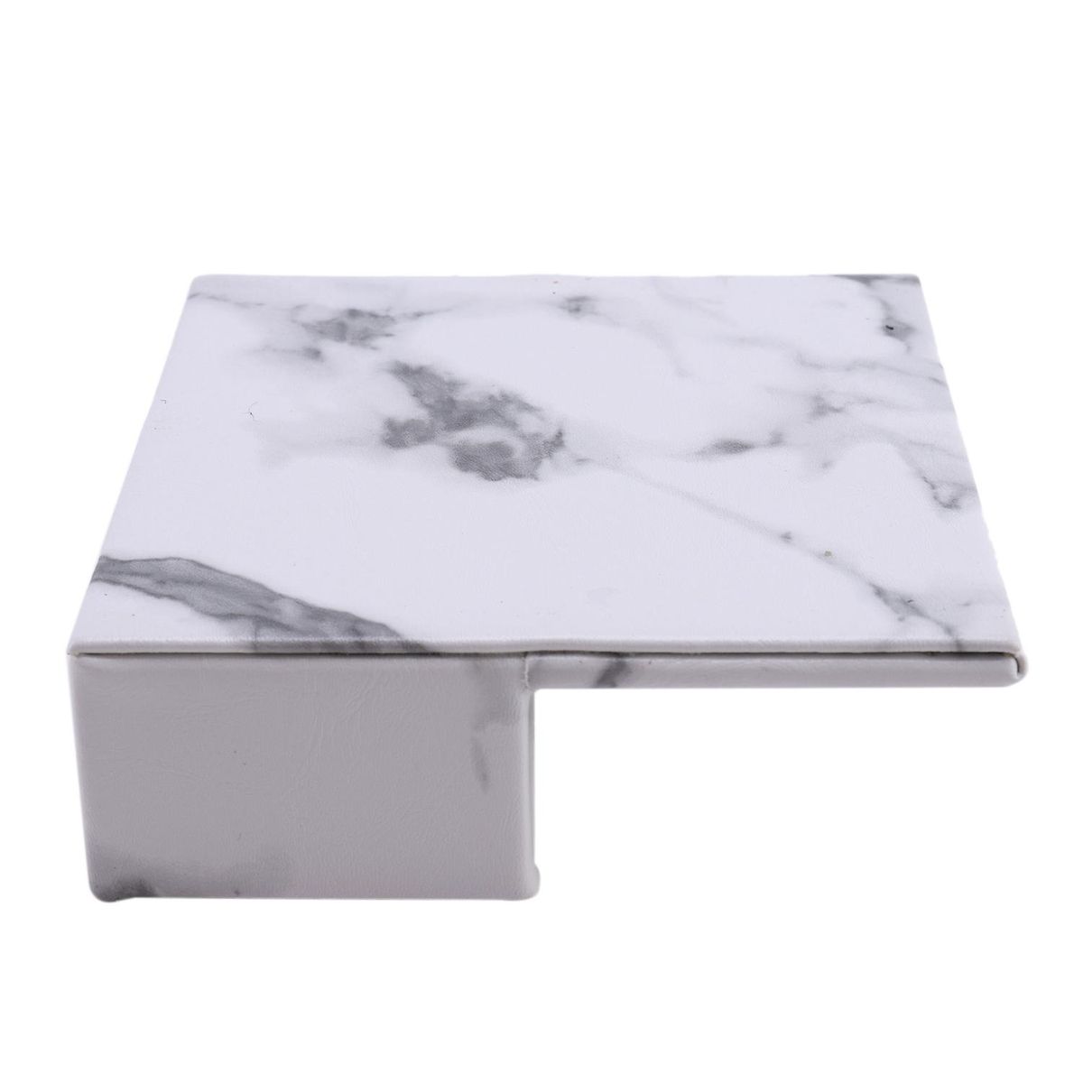6Pcs/Set Marble Leather Square Drink Coasters Placemat Cup Mat Pad Holder Kitchen Tableware for Home Table Kitchen Decor