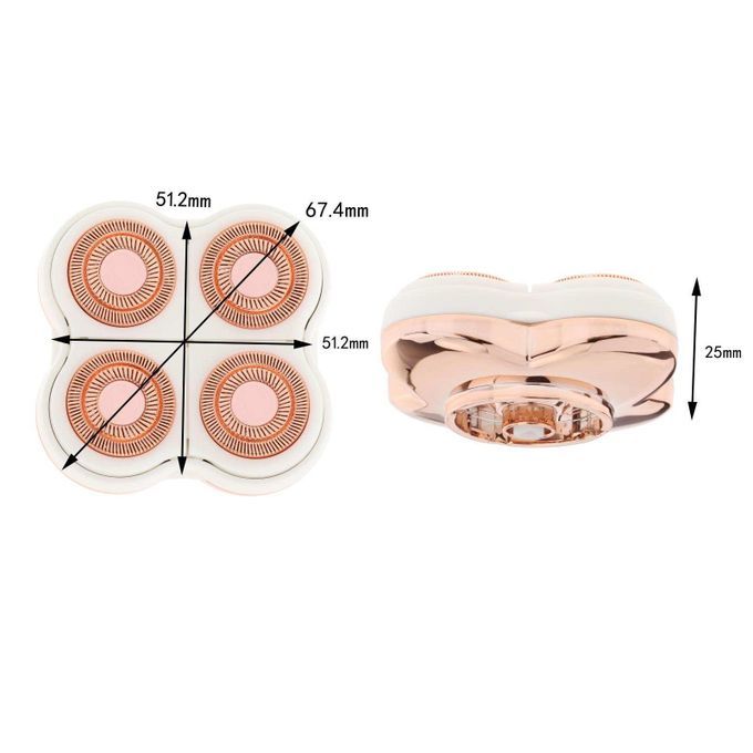 Legs Hair Remover Head Replacement For Women With Dusting Unpatterned