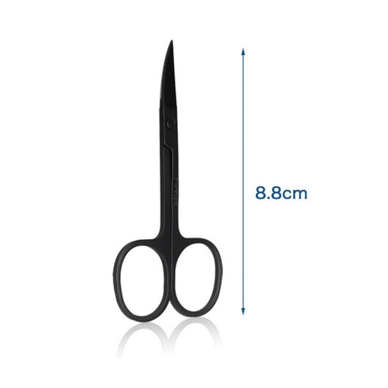 5pcs Stainless Steel Professional Eyebrow Plucking Clip brow Hair Removing Tweezer Eyebrow Scissor Tool Set with Black PU Bag