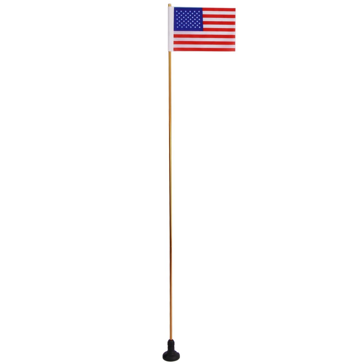 1.2M Collapsible Safety Flag With Rail Mount Base For Marine