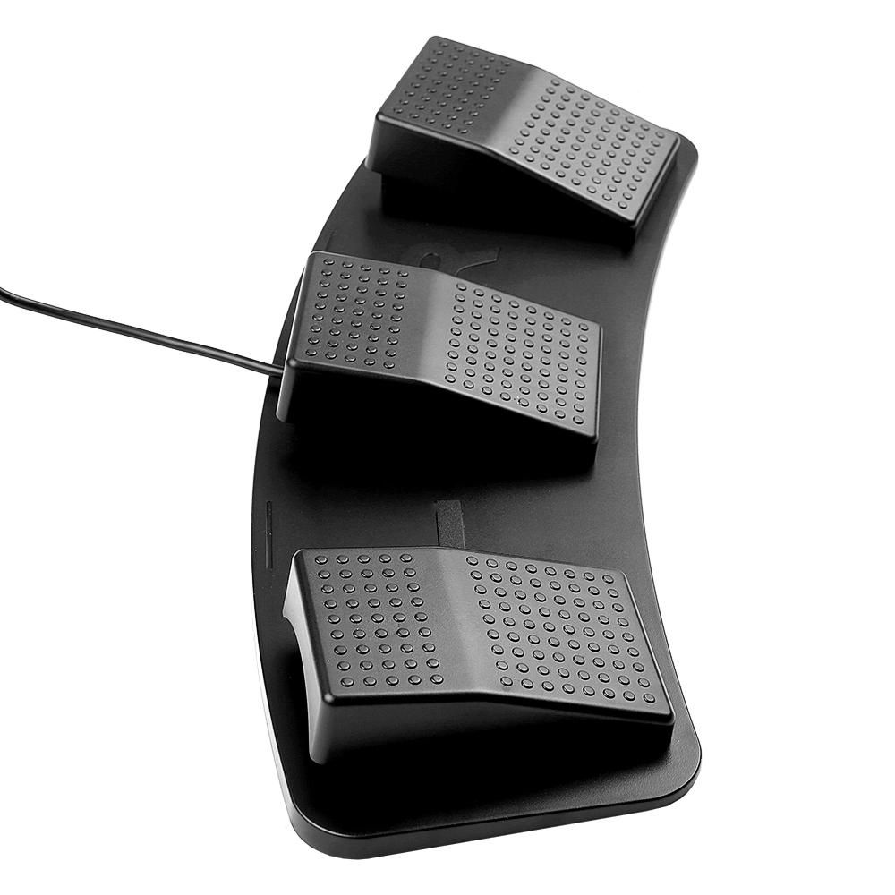 FS23-Pro USB Triple Foot Switch Multifunctional Customized Foot Pedal Mechanical Switch for Image Acquisition Music Game Control