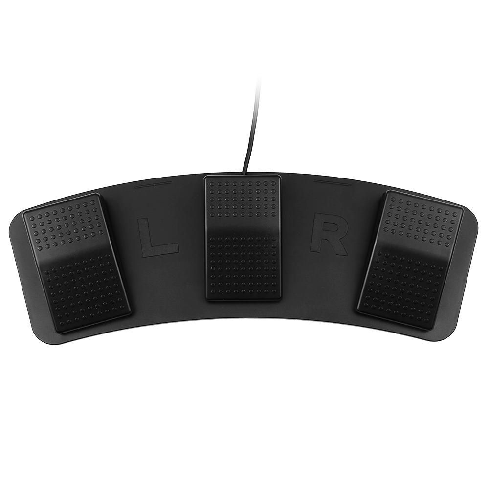 FS23-Pro USB Triple Foot Switch Multifunctional Customized Foot Pedal Mechanical Switch for Image Acquisition Music Game Control