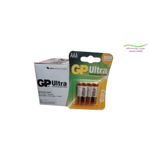 Strong 10 Cards GP Ultra R03 AAA 1.5v Alkaline Battery