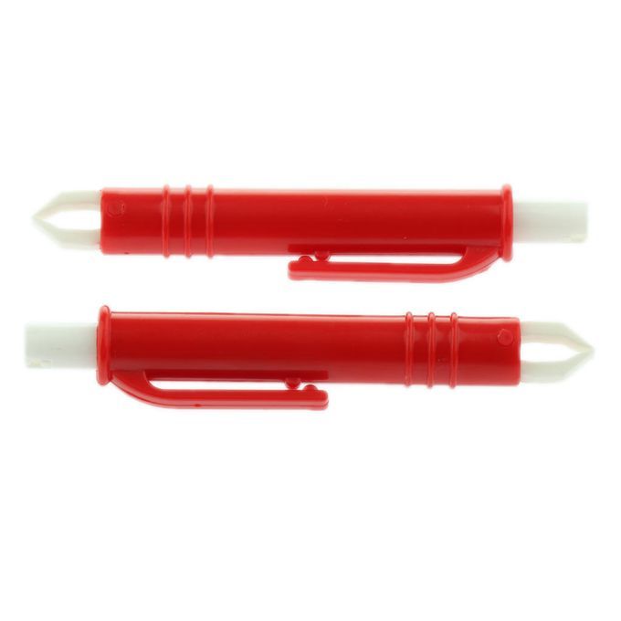 2 Pcs Tick Removal Tweezers Puppies Groom Tool Flea And Tick Red