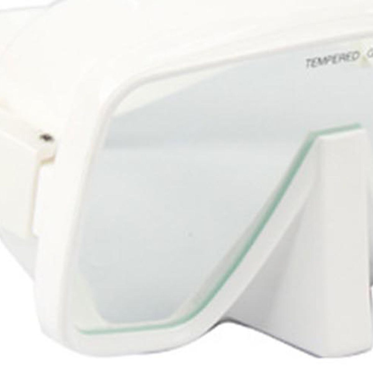 Dry Top Snorkel Free Breathing Snorkeling Gear White