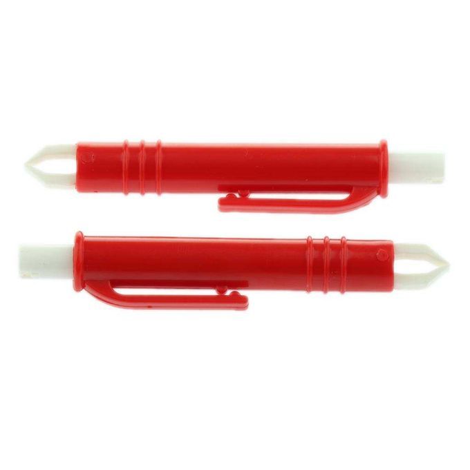 2 Pieces Plastic Tick Removal Tweezers Tick Removal Tool Safe For Red