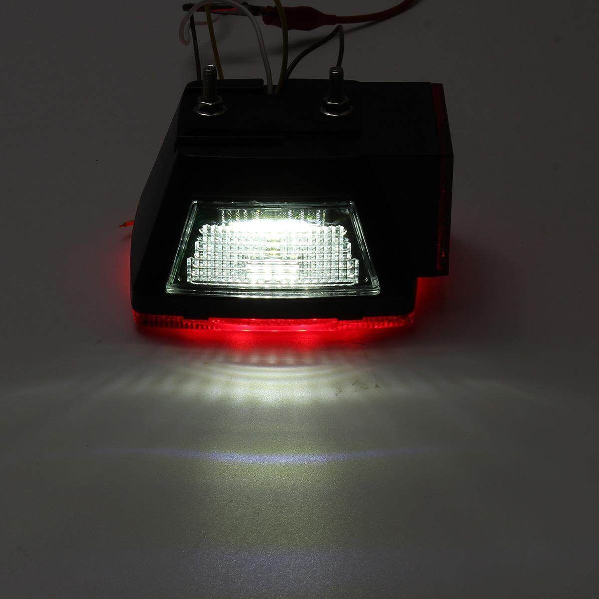 Rear Led Submersible Trailer Tail Lights Kit Boat Marker Truck Round Waterproof