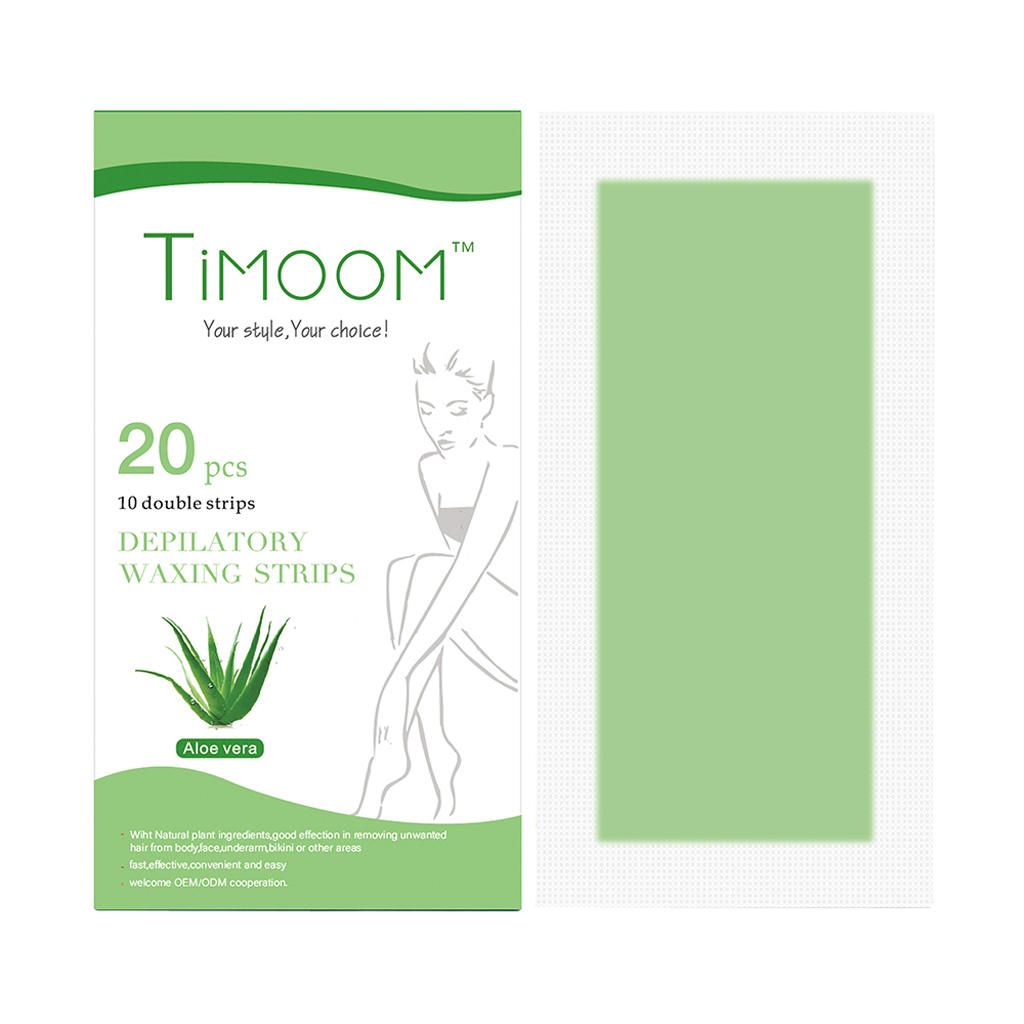20x Leg Arm Body Facial Hair Double Side Hair Removal Cold  Aloe