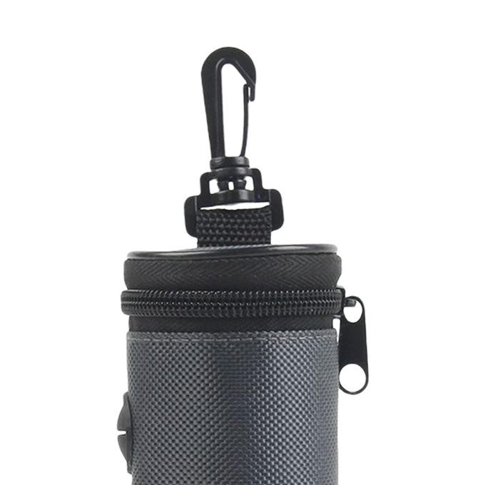 Dog Poo Poop Waste Bag Dispenser Pouch Garbage Carrier Oxford Grey
