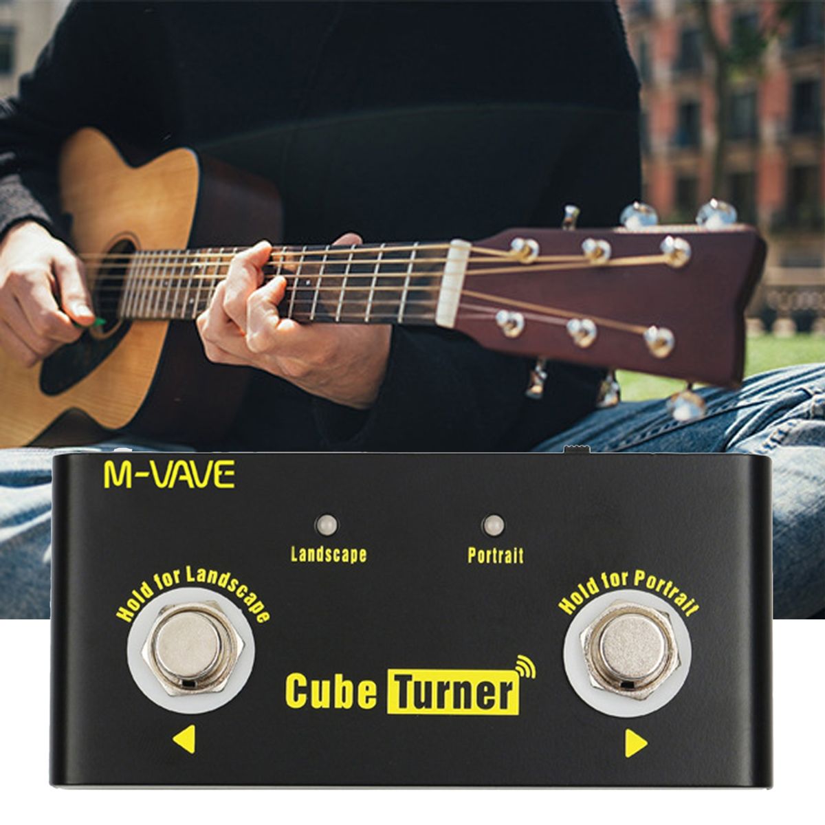 1 Set Guitar Effect Booster Electric Guitar Effect Pedal Distortion Overdrive Tuner Black