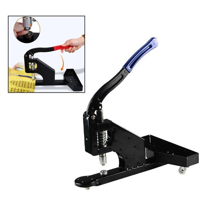Grommet Machine Hand Press Kit Tool For Eyelets Banner Clothes Button