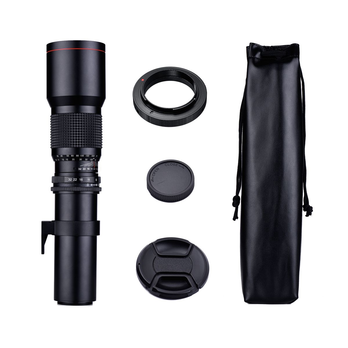 500mm F/8.0-32 Multi Coated Super Telephoto Lens Manual