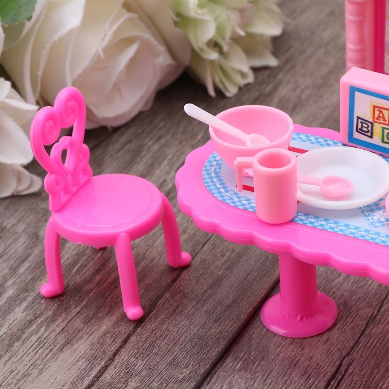 Kitchen Furniture Accessories For Barbie Dolls Dinnerware