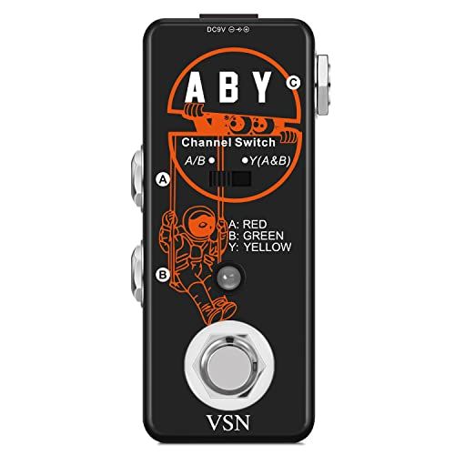VSN ABY Switch Guitar Pedal ABY Box Line Selector Channel Pe