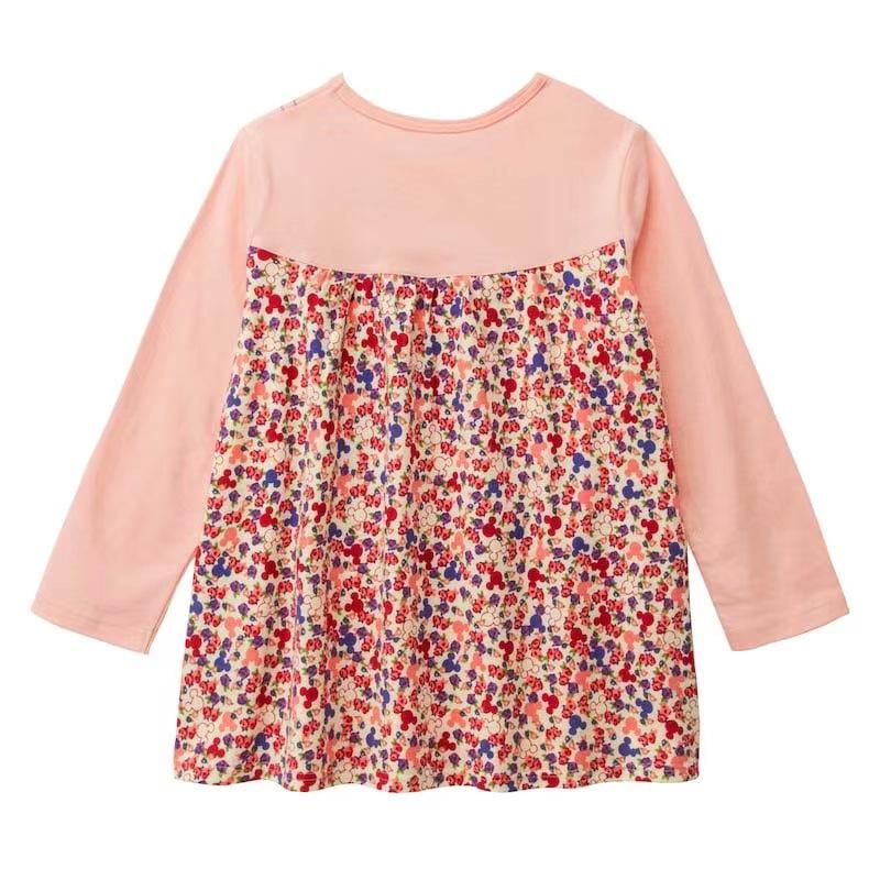 Hot-Selling New Arrival Children's Clothing Girls' Baby Cotton Jersey Long Sleeve Back Flo