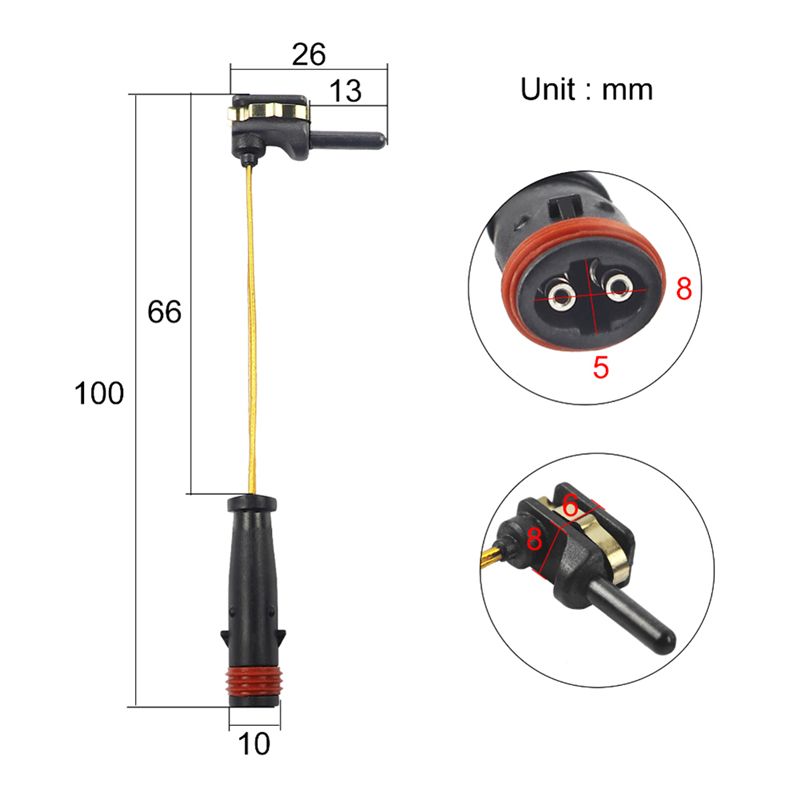 Brake Pad Wear Sensor 2115401717 for W220 W203 W211 W221 W204 W212 Brake Lines