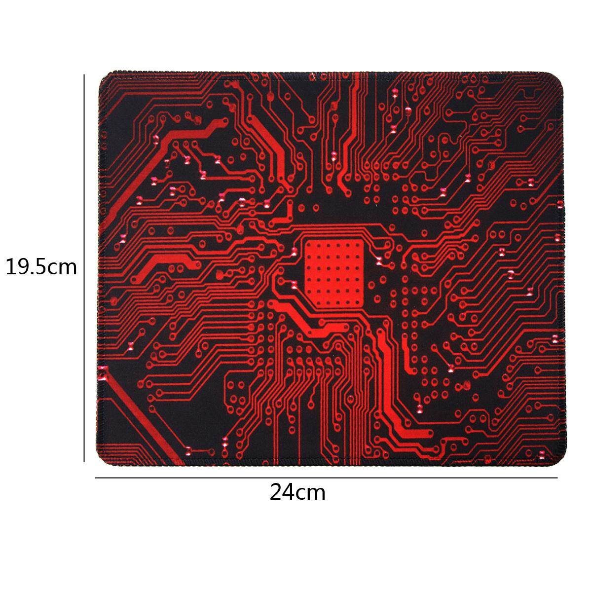 Red Memory Technology Board Premium Quality Thick Rubber Mouse Mat Pad