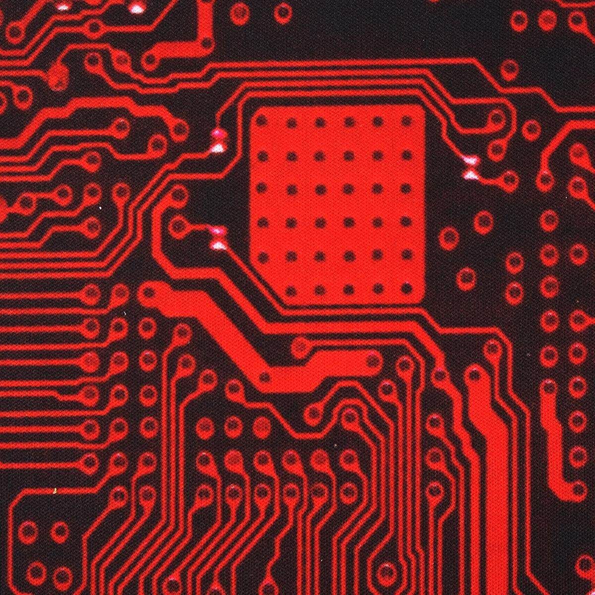 Red Memory Technology Board Premium Quality Thick Rubber Mouse Mat Pad