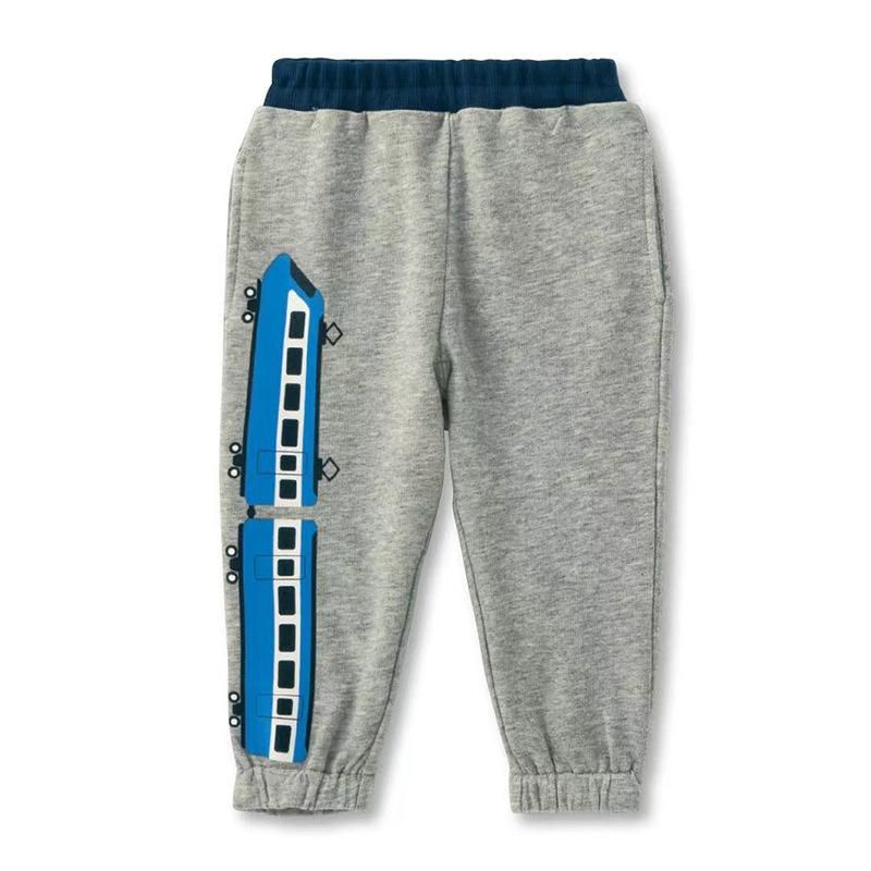 New Boys' Baby Terry Sports Pants Autumn And Winter Japanese Korean Style Sweatpants Ankle
