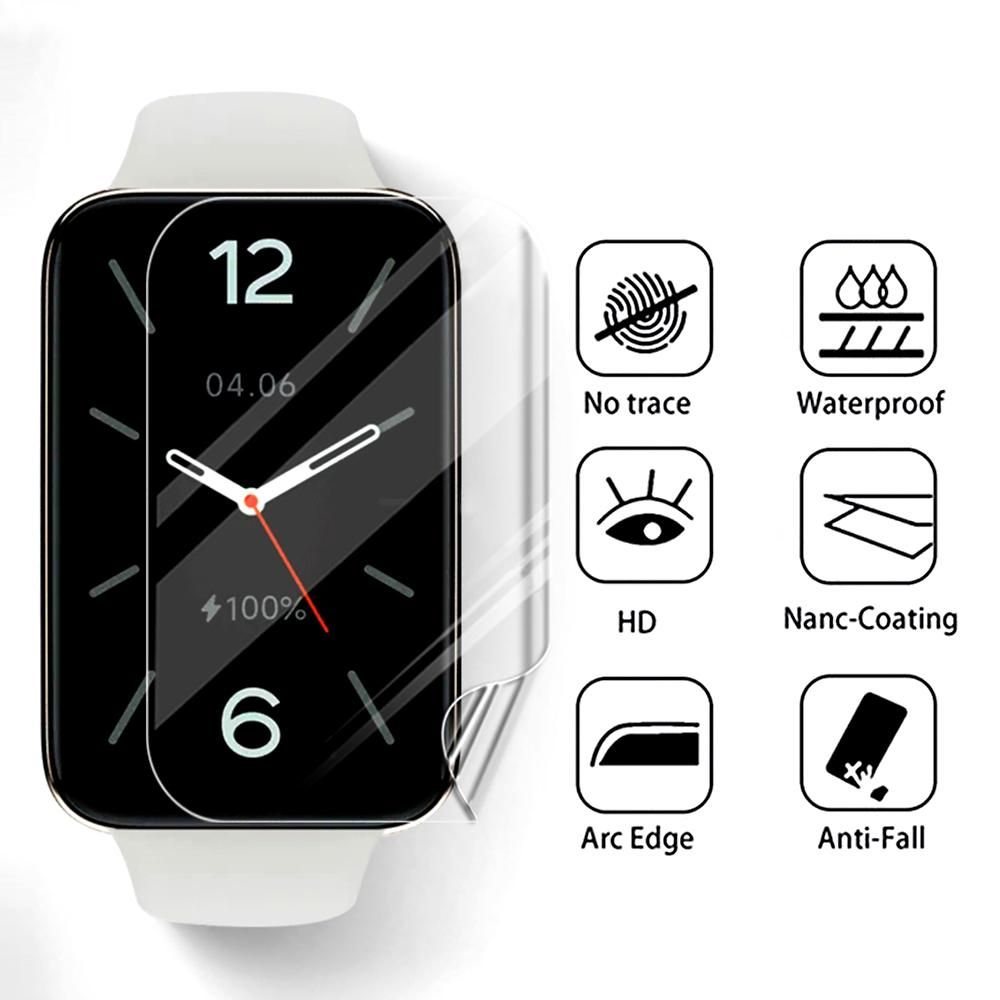 Hydrogel Bracelet Film Xiaomi Mi Band 7 HD Hydrogel Film Soft Film Suitable for Xiaomi Mi Band 7 Pro Smartwatch Accessories