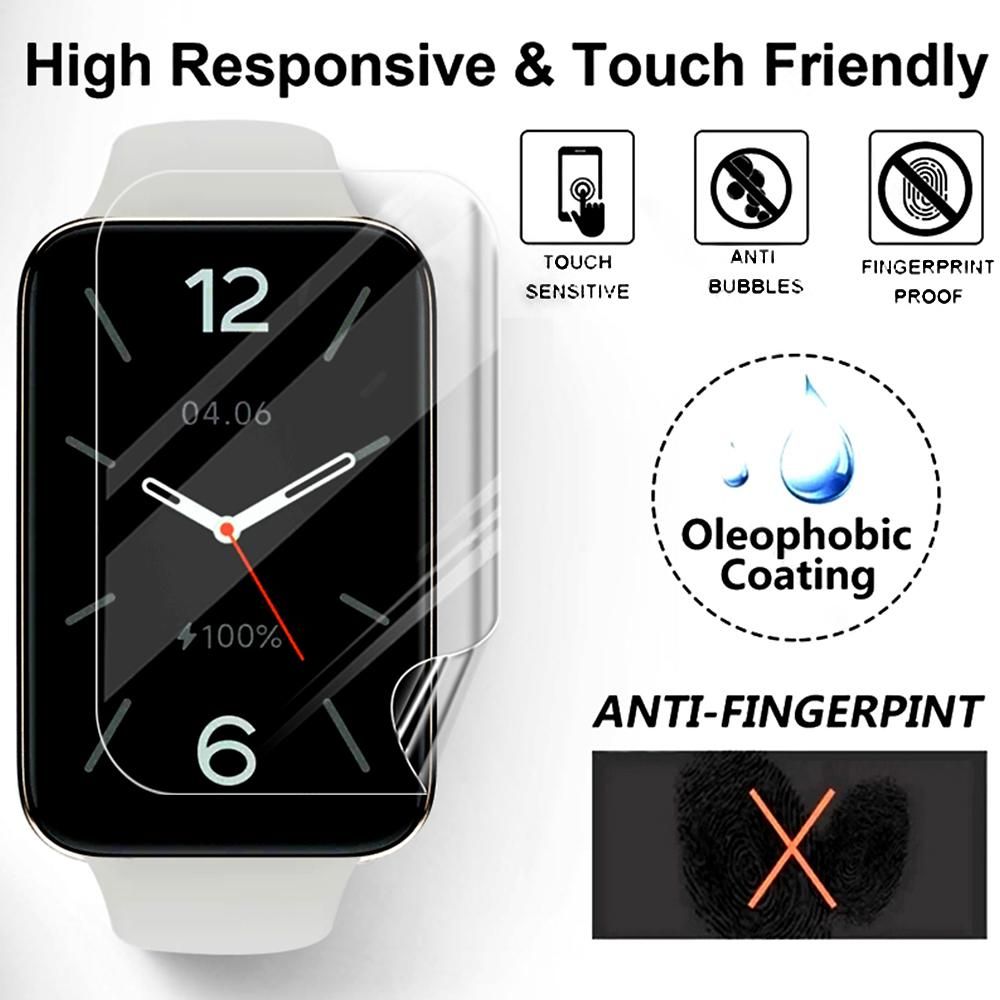 Hydrogel Bracelet Film Xiaomi Mi Band 7 HD Hydrogel Film Soft Film Suitable for Xiaomi Mi Band 7 Pro Smartwatch Accessories
