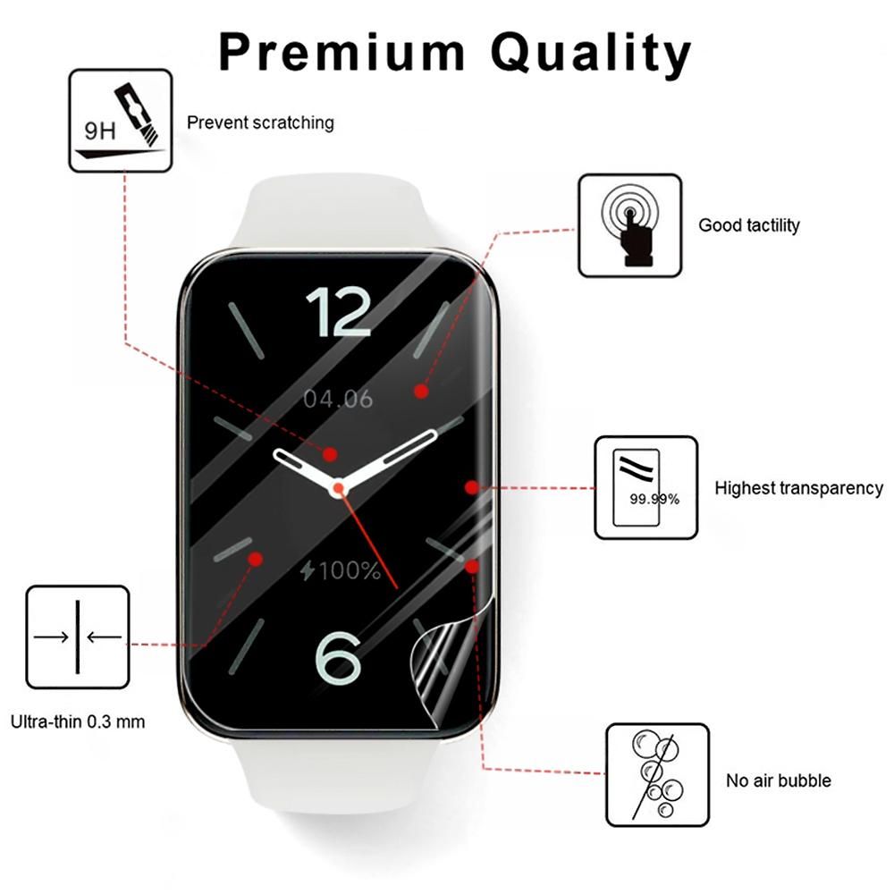 Hydrogel Bracelet Film Xiaomi Mi Band 7 HD Hydrogel Film Soft Film Suitable for Xiaomi Mi Band 7 Pro Smartwatch Accessories