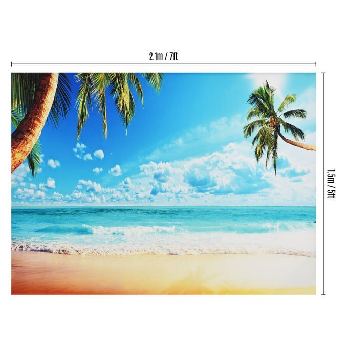2.1 * 1.5m/ 7 * 5ft Photography Background Seascape